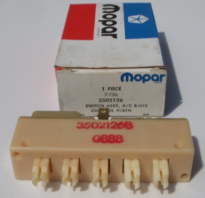 Mopar NOS A/C Vacuum Switch 66 - 73