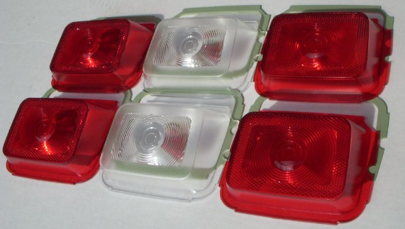 64 Polara & 500 Tail Light Lens SET NEW