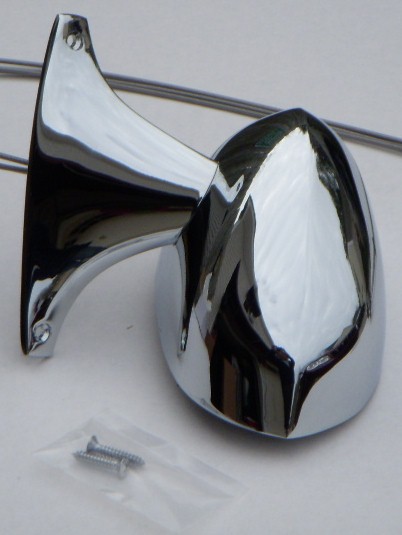 Left Remote Chrome Sport Racing Mirror 73-74 B Body