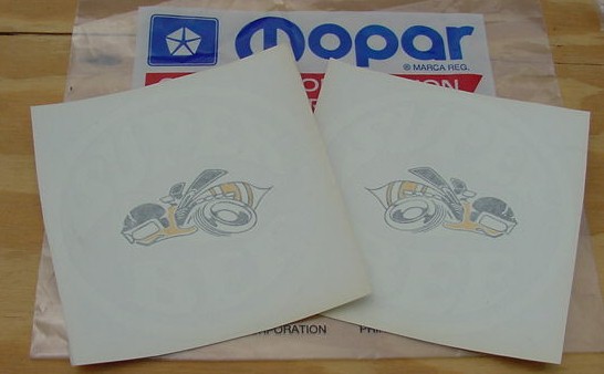 68 69 70 Super Bee 1/4 Decals NEW Pair White