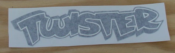 71 72 73 Twister Quarter Panel decal Black