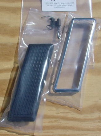 Gas Pedal Kit w/ bezel 69 70 Cuda Dart A-Body