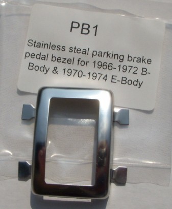 66-74 PARK Brake Bezel A / B / C / E BODY