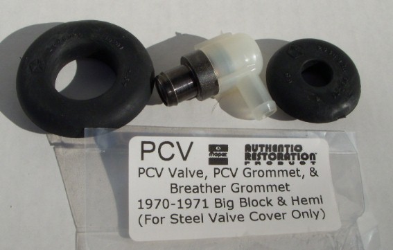 PCV Valve KIT 70 71 ALL BB HEMI Cuda Challenger 